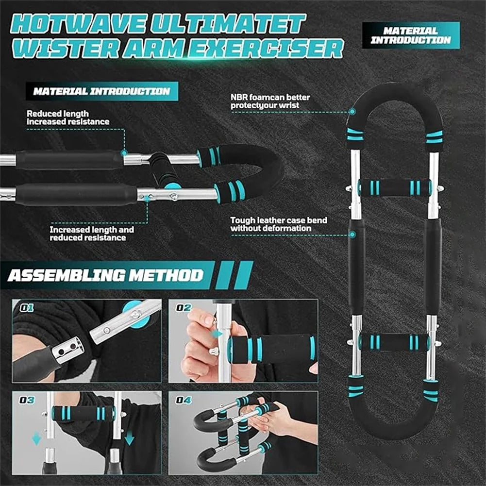 Twister Arm Trainer – Adjustable Resiest & Arm Exerciser | Home Workout Equipment stance Chfor Strength & Muscle Training